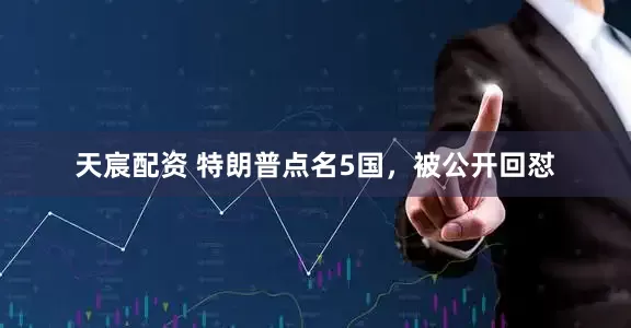 天宸配资 特朗普点名5国，被公开回怼